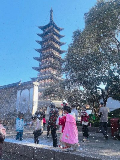 冬季祈福十八游丨松江的第一场雪在这里！方塔园元旦亲子游园会，温暖热闹！